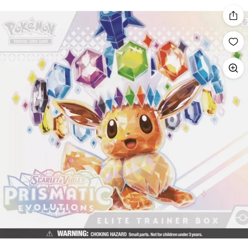 Pokemon Scarlet & Violet: Prismatic Evolutions Elite Trainer Box! (ETB)