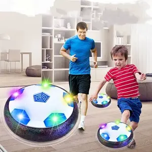 Electric Hover Football Indoor Outdoor Sports Bumper Ball Toy with Light Music, Detachable Assembly, Portable New Toy