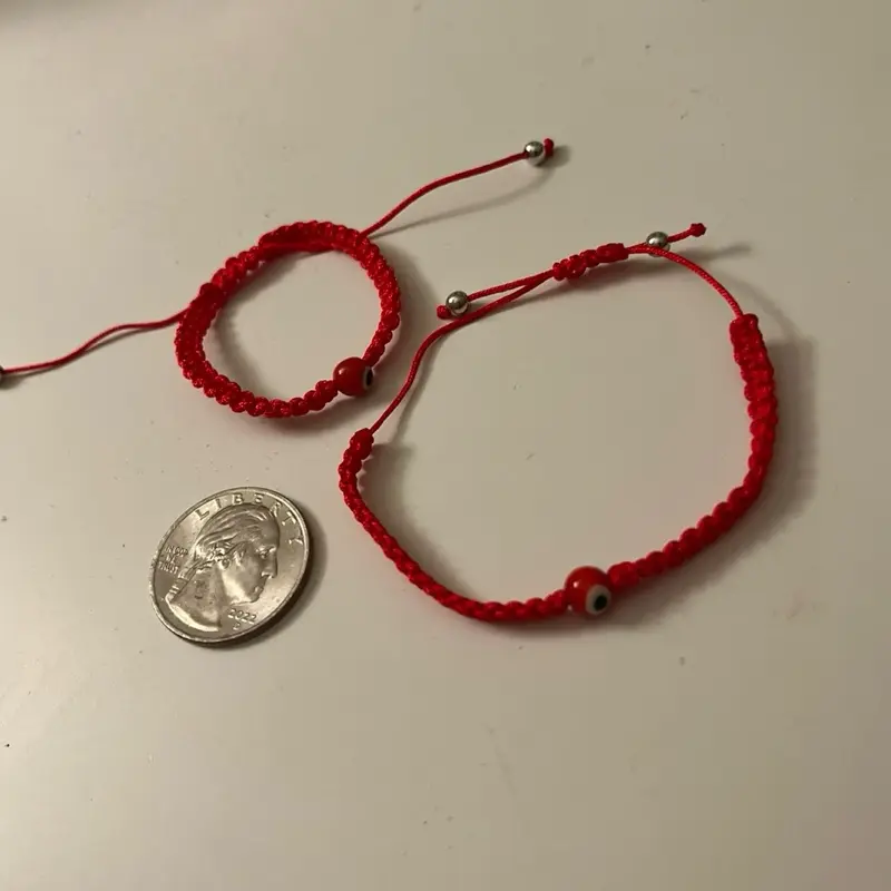 Toddler/baby adjustable Ojo bracelet