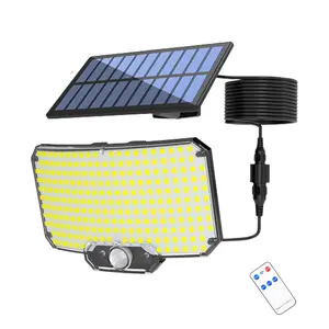 234-LED Solar Outdoor Lights – Waterproof Landscape Lighting with 16.4ft Cable & Remote, 3 Brightness Modes for Garden, Pathway, Patio