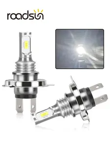 2pcs H7 H4 9005 9006 LED Headlight Bulbs 6000K High Low Beam White Super Bright Providing 680% Brightness High-quality Plug & Play for Cars, Trucks, SUVs, Truck Lighting Solution LED Headlights Bulbs