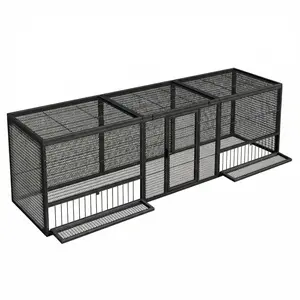 83"Thickened Chicken Coop Durable Pigeon Cage Outdoor Use Comfortable Poultry Cage For Home Breeding Easy-to-Install Design With Strong Load-Bearing Chicken Duck Goose Breeding