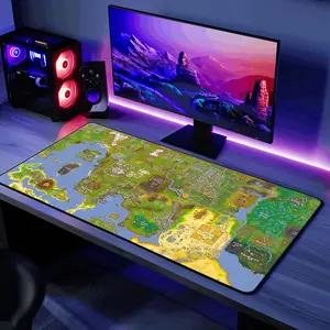 Runescape Mouse Pad XL Gaming OSRS World Map Desk Mat / Gift Video Game Playmat Desk Decor Cover Computer Print, Desk Decor, Gaming Accessories