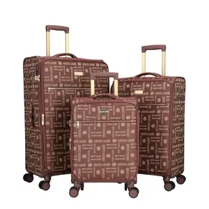 ROBERTO CAVALLI Luxury 3 Piece Luggage Set, Expandable Hard Shell Suitcases with 8 Spinner Wheels