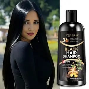 The 100 ml black cleansing shampoo gently cleanses and nourishes the hair, helping to improve dry frizz and smoothness, bringing a natural shine to the daily washing experience. Gentle Hair Care, Mild, Haircare