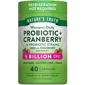 Probiotics for Women with Cranberry | 5 Billion CFU