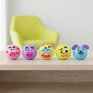 Ultra-Moldable Dog Face Smushers Squishy | Cute Soft Sensory Fidget Toy for Anxiety & Stress Relief | Funny Slow Rise Desk Companion