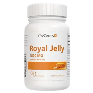 VitaCosmoX Royal Jelly 1500 mg - 120 Vegan Capsules