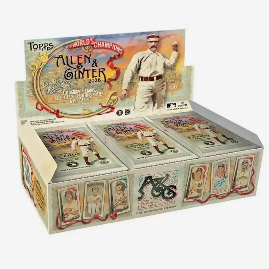 MLB#151 - PYT Break: 2026 Allen & Ginter 2x Hobby Box Break. PICK YOUR TEAM! SPORTS - BASEBALL CARD BREAK.. (PRE-SALE) Release 07.OCT.2026