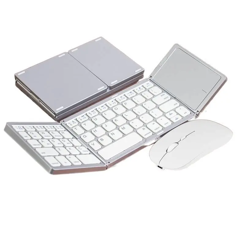 B089T[Silver White]+Mouse+Bag and Pad
