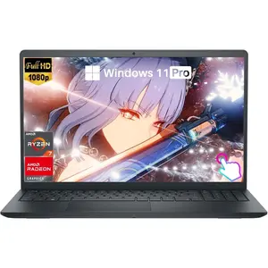 Dell Inspiron 15 Touchscreen Laptop, 15.6" FHD Anti-Glare Display, AMD 8-Core Ryzen 7 7730U, 16 GB 3200MHz DDR4 RAM, 512 GB/1 TB SSD, AMD Radeon Graphics, HD Webcam, Windows 11 Pro, for Business & Student