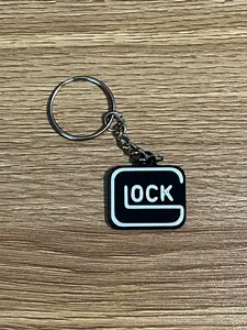 Glock Keychain Miniature Key Fob Detailed 1.25" Light weight