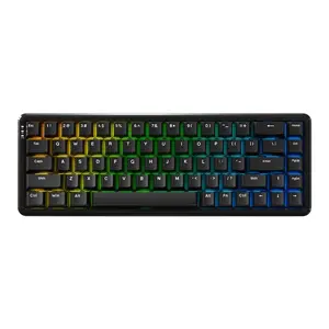 AJAZZ AK680 Wired Mechanical Keyboard, Adjustable Full Key Hot Swap Mechanical Keyboard, RGB Light Gaming Keyboard for Gaming, Office, Home