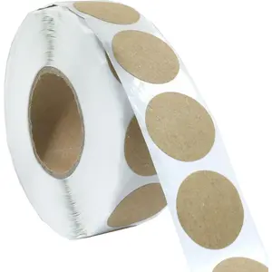 1000 count  Circle Stickers, 1 Inch Round Blank Garage  Price Stickers  Coding Tag Labels, Writable Envelope Seals for  Classroom Jam Canning Jar Labels