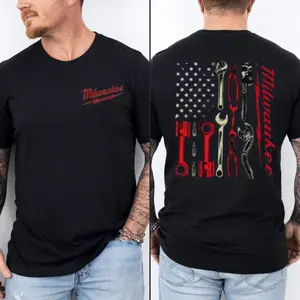 Tools Usa Flag Shirt, Pick For Dads, Mechanics, Electricians, Tool Fans And Tradesmen Hoodie, Father's Day Sweatshirt, Unisex Sweater Pullover Tee