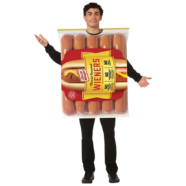 Oscar Mayer Hot Dog Package Costume for Adults