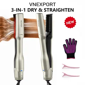 Straightener hair straighteners automatic straightener 3-in-1 Multi Hair Dryer Brush Hair Styler One Step Wet to Dry Straightener Quick Drying VNEXPORT Latest hair dyer Ceramic Smooth Hair Styling Tools SD-919 Upgraded Version#SummerWins #DealsForYouDays