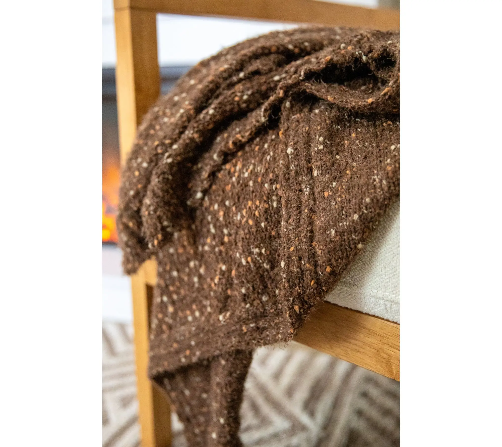 60 x 70 Boucle Throw Blanket by Lauren McBride 60 x 70 Boucle Throw Blanket by Lauren McBride