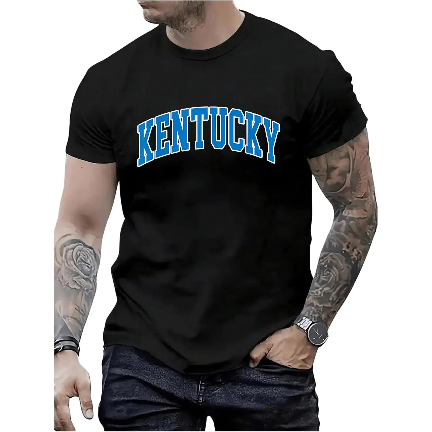 100% Cotton Kentucky - KY - Throwback Design - Classic T-Shirt