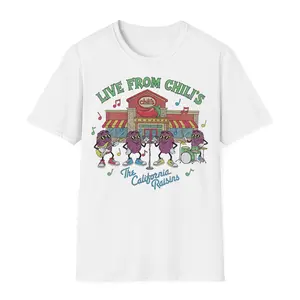 The California Raisins Live From Chilis 90's Bootleg T-Shirt