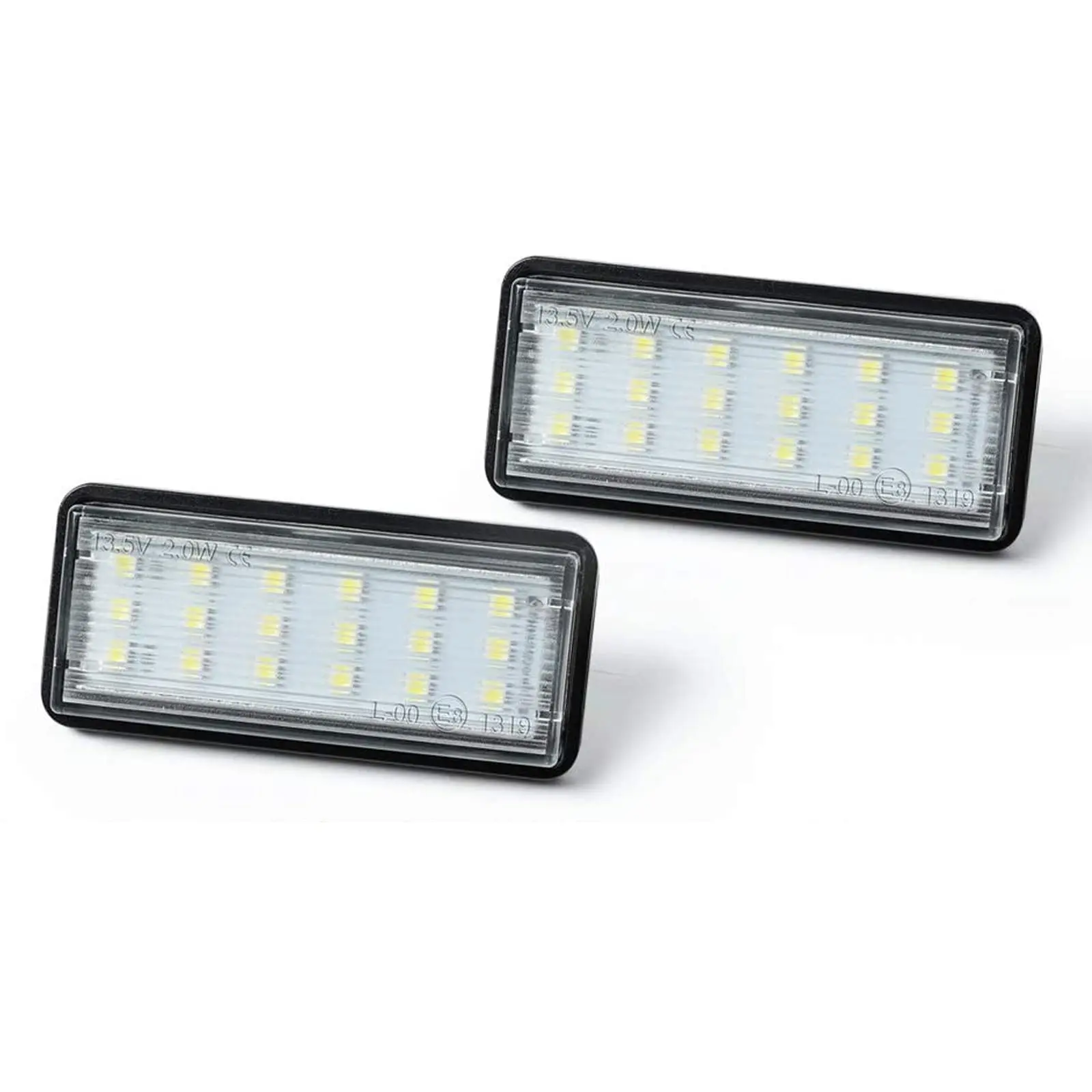 Gempro 2-Pack LED License Plate Light Assembly, 5W Power Waterproof Superbright Plug-and-Play Replacement for Lexus GX470 LX470 LX570 Toyota Land Cruiser Cygnus 100-Series, 5 Watts Power