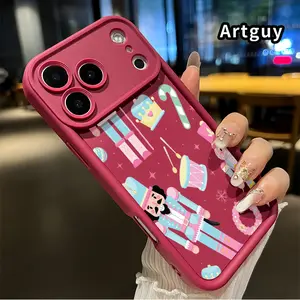 Sweet Nutcracker Phone Case for iphone 17 Pro Max 16 Plus 15 14 13 12 11 XR Air E Matte TPU Drop-Proof Rugged Durable Soft Bumper Cover Gift for Boy
