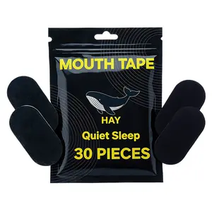 Hay Quiet Sleep Mouth Tape 30 Pieces for 4 Months Supply Gentle Adhesion Snoring Relief Sticker Soft Sleep Strip Healthcare