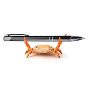 Realistic Crab Shaped Pen Holder, 1 Count Creative Cute Desktop Pen Stand, Decorative Desk Ornament for Office and Home, Desk Accessories, Summer Gifts, Office Stationery Supplies, Room Decor, Fall Decor, Birthday Gifts, Home Decor, Pencil Holder,UU