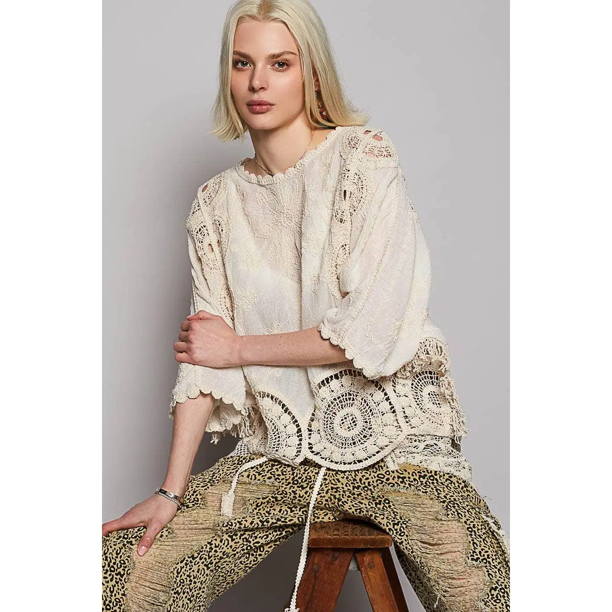 Imogene Crochet Blouse