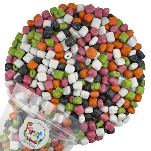 First Choice Candy Licorice Hollow Candy 2 LB Bag - Resealable Bag with Variety of Colors & Hollow Design - Perfect for Snacking or Gifts - Sweet