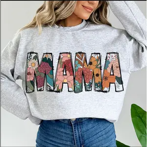 Mama Shirt, Wildflowers Mama Shirt, Comfort Colors Shirt, Retro Mom TShirt, Mother's Day Gift, Flower Shirts for Women, Floral New Mom Gift