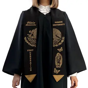 Customized Mexican Graduation Stole, Mexican American Sash, Graduation stole 2026, Custom Name School Stole,