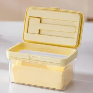 Large Butter Dish & Luxury Storage Container with Lid & Magnetic Knife,Keep Butter Fresh, Premium Silicone Sealing with Easy-Clean Design | Ideal Kitchen Gift for Butter Lovers, Multi-Purpose Sealed Storage Container