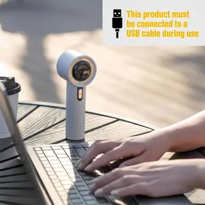 Portable handheld small fan，Portable turbo fan，Rechargeable mini personal travel fan，Suitable for home, office, outdoor camping and makeup，Can be used as a gift.