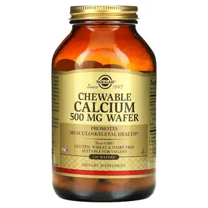 Solgar Chewable Calcium, 120 Wafers (500 mg per Wafer)