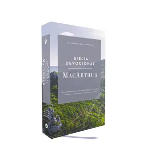 NBLA, Biblia devocional MacArthur, Tapa rústica, Comfort Print by NBLA-Nueva Biblia de Las Américas||Vida||John F. MacArthur [Paperback Book]