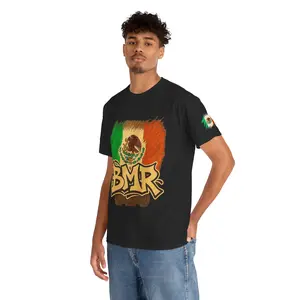Mexican Pride Unisex Heavy Cotton Tee, Festival T-Shirt, Casual Wear, Gift for Him/Her, Independence Day, Cinco de Mayo, Statement Tee