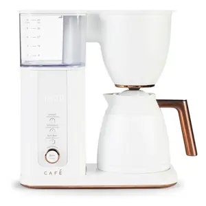 GE Appliances 45 oz SCA-Certified Coffee Maker White CAFE Specialty Drip 10 Cup