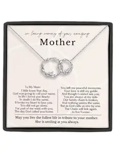 Loss of Mother Necklace – Memorial Jewelry for Daughter | Sympathy Gift for Grieving Daughter