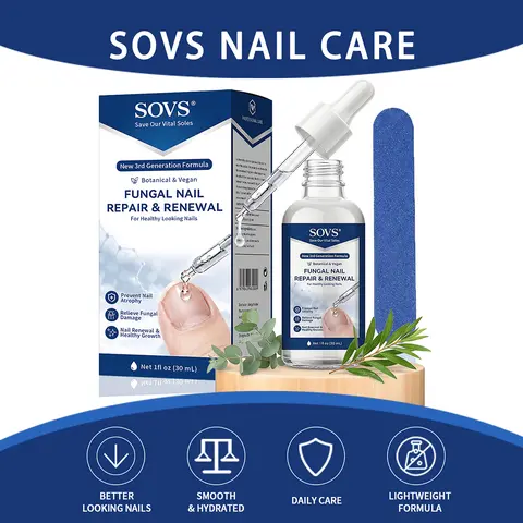 SOVS 30ml Lightweight Single Bottle Nail Care Serum, Easy Dropper Application, Gentle Plant-Based Formula for Nourishing Dry-Looking Cuticles, Hands & Toes Smooth At-Home Daily Essential #SohoChic#tiktokshopbacktoschool