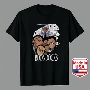 Men's The Boondocks Graphic Distressed RoundNeck Tank Top, Regular Fit Casual Sleeveless Topfor Summer, Men's Top for Daily Wear Men's Casual Graphic Tees | 100% Premium Cotton