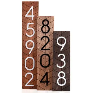 Vertical Address Sign, Modern Address Plaque, Large House Numbers, Address Number Sign, New Home Gift