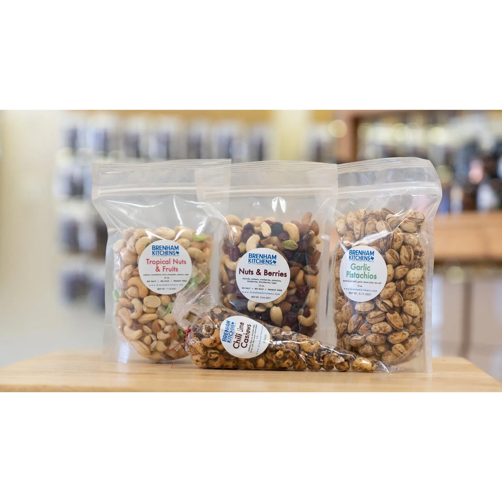 Brenham Kitchens - Garlic Pistachios