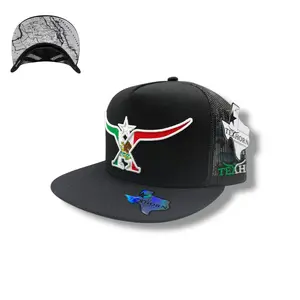 TexHorn Hat - Black Mexico Longhorn