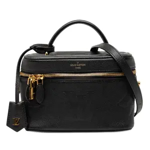 Pre-owned Louis Vuitton Calfskin Tote Bags Vanity PM Monogram Ink 2way Bag