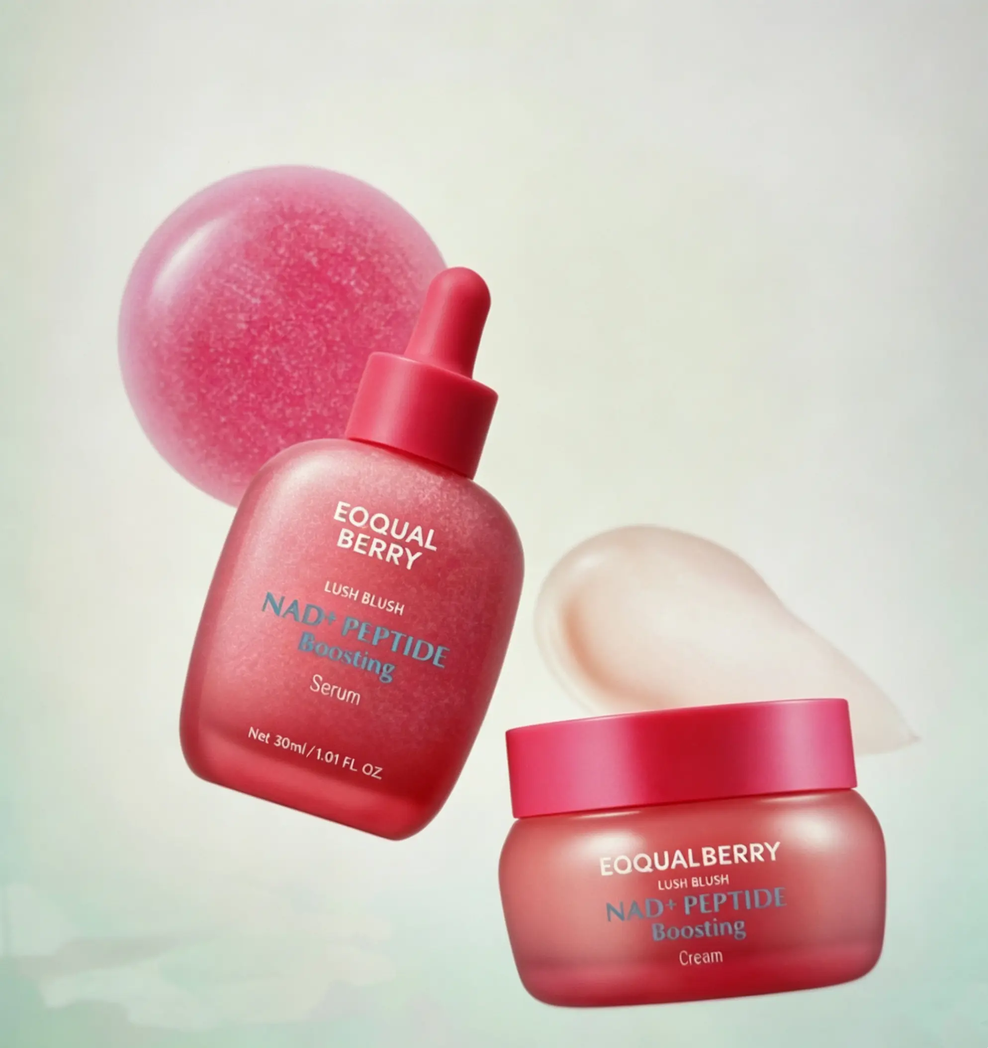 EQQUALBERRY NAD+Longevity Ritual: Peptide Boosting Serum &Cream Duo | Advanced Anti-Aging & CellularSkin Repair | Firming & Lifting for Face, Neck & Body
