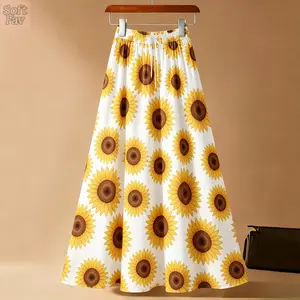 SoftFav 2026 Lightweight and flowing colorful floral dress 🌼       A must-have for beach vacations-POD