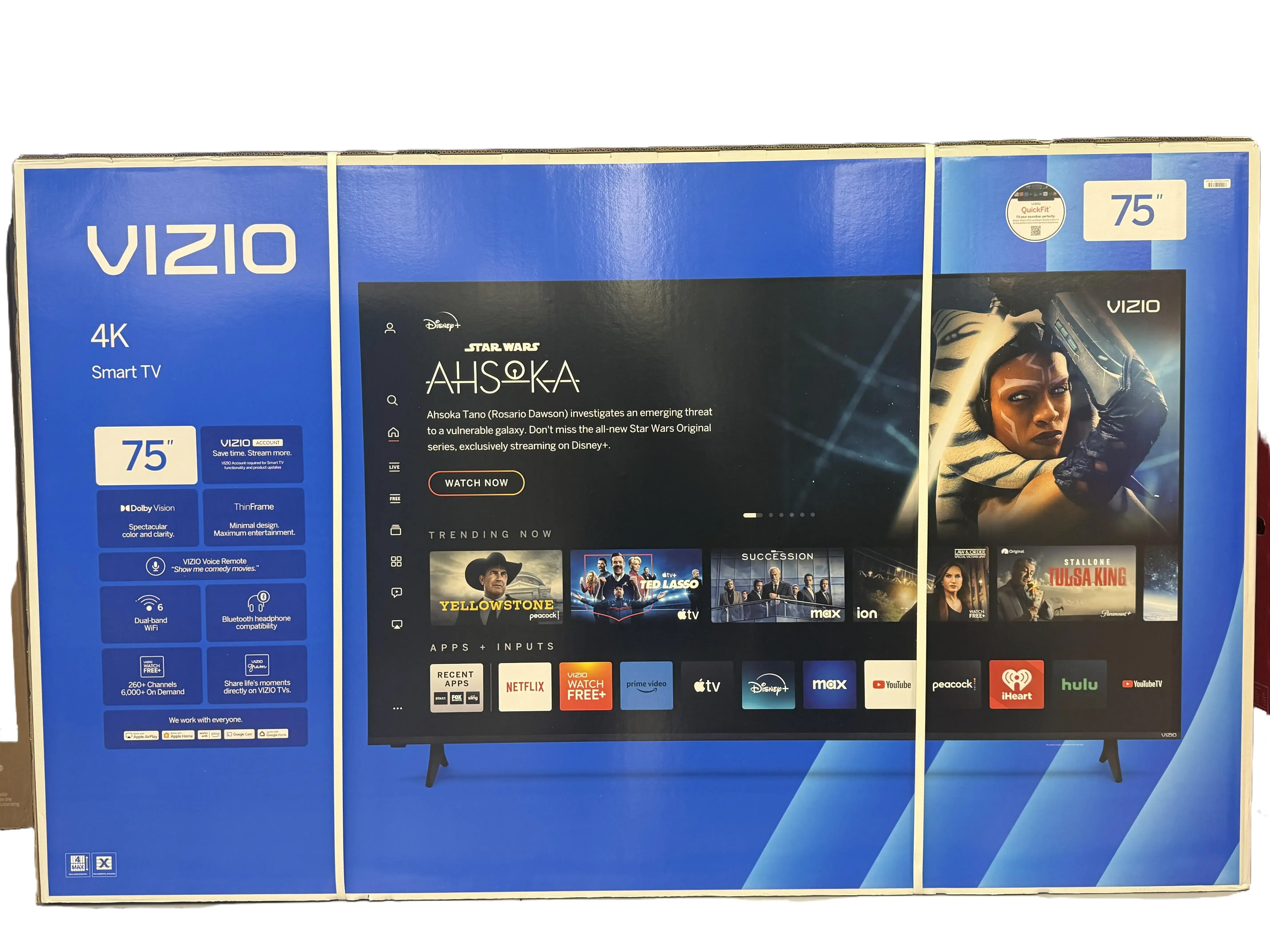 VIZIO 75” Class 4K UHD LED HDR Smart TV (V4K75M-08)