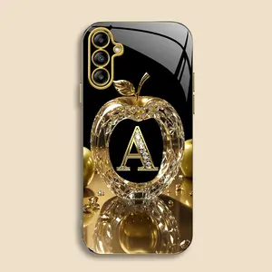 Suitable for [Galaxy A13 5g] New high-end gold letter electroplated gold edge mobile phone case new business simple explosion-proof mobile phone case affordable anti-fall anti-fingerprint 995