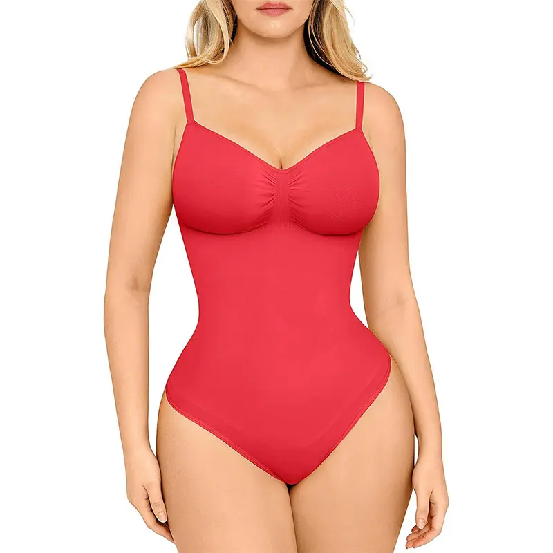 New Women's Thong Shapewear Open-fit Seamless Waist-cinching Tummy-tightening Butt-lifting One-piece